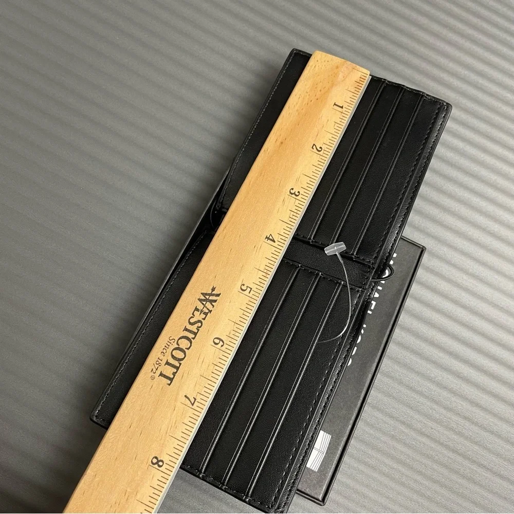 Michael Kors ADMRL/PLBLUE Slim Billfold Wallet New 6 Card Slots Luxury Gift - Picture 14 of 17